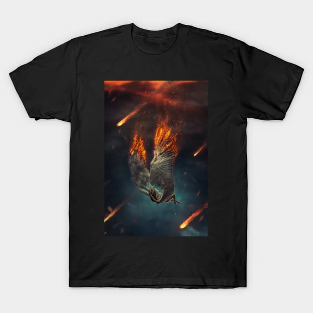 Fallen T-Shirt by Enki Art